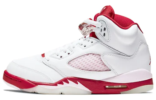 Jordan 5 Retro White Pink Red GS