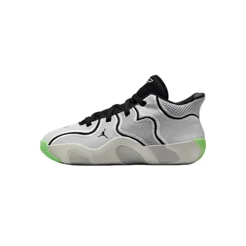 Jordan Tatum 3 Zen Comfortable Mid-Top Children's Basketball Shoes Gray Junior