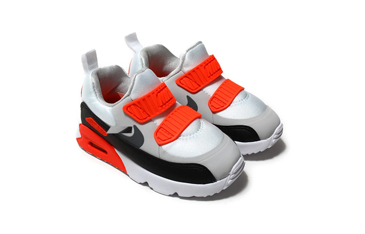 Детские кроссовки Nike Air Max Tiny 90 (черно-серо-красный) — фото 5