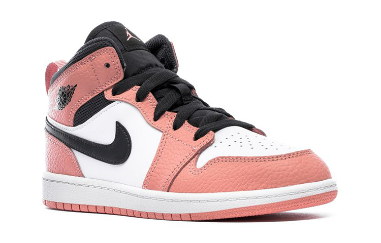 Детские кроссовки Jordan Air Jordan 1 Mid (розовый) — фото 4