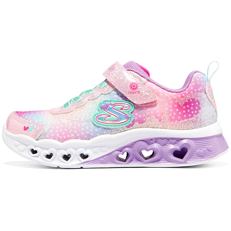 Детские кроссовки Skechers Flutter Heart Lights (разноцветные)