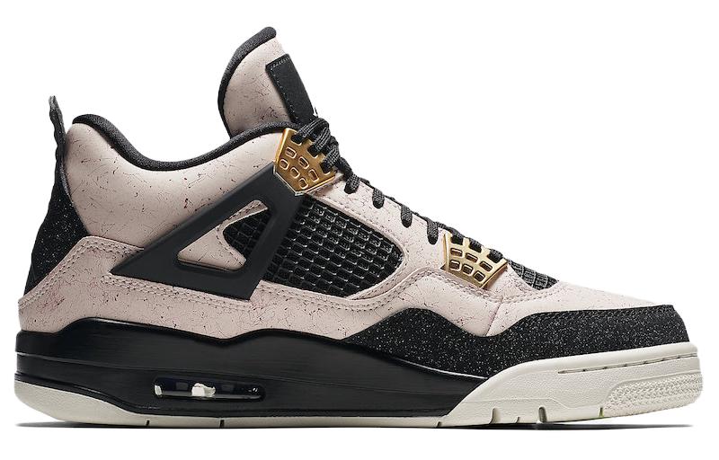 Кроссовки Jordan Air Jordan 4 splatter (черно-розовые) — Розовый — фото 2