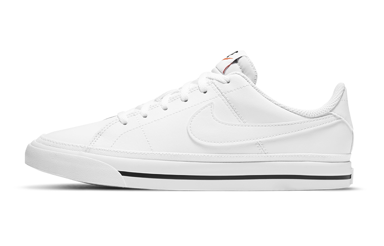 Nike Court Legacy Synthetic Leather Slip Resistant Cushioning Abrasion Resistant Balance Low top Skateboard Shoes White