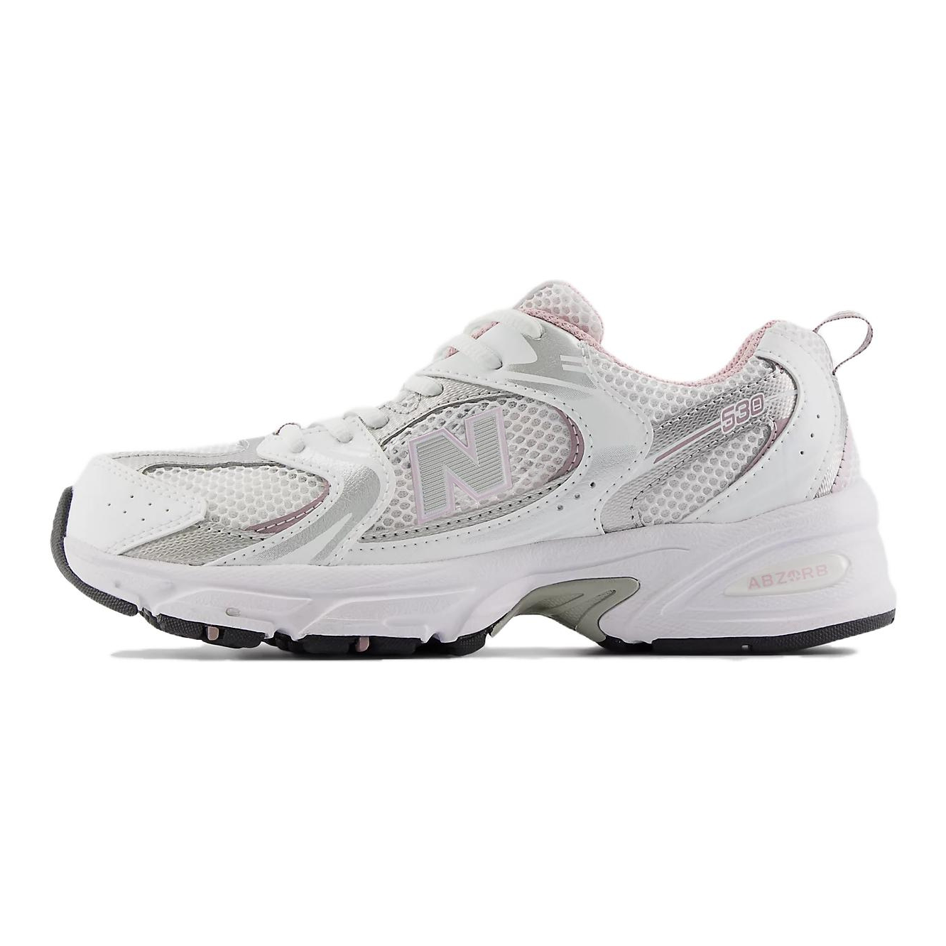 Детские кроссовки New Balance 530 (бело-розовые)