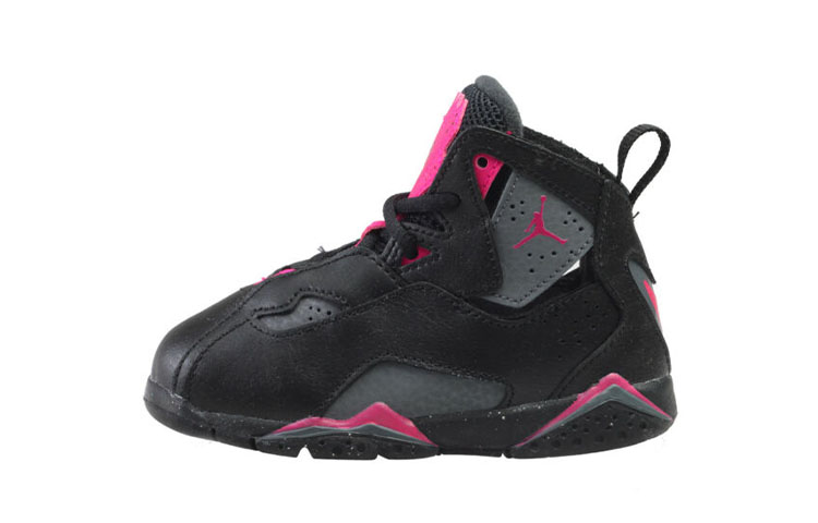 Кроссовки Jordan True Flight "Grey Pink" (черно-розовые)