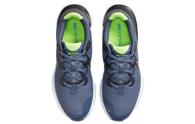 Кроссовки Nike NikeRenew Run (сине-черные) — Синийчёрный — фото 4