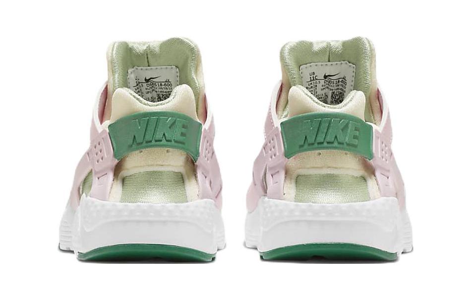 Детские кроссовки Nike Huarache Run SE (розово-зеленые) — фото 7