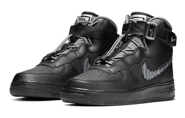 Кеды Nike NikeAir Force 1 LV8 HZ GS (черный) — фото 3