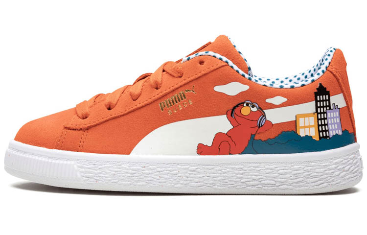 Кеды PUMA PUMA Suede Sesame Street 50 (оранжевые)