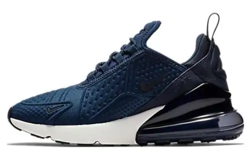 Nike Air Max 270 Cushioning Abrasion Resistant Low top Casual Shoes Blue Unisex