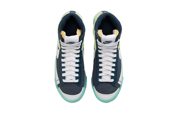 Кеды Nike Blazer '77 "Armory Navy" GS (зелено-синие) — фото 6