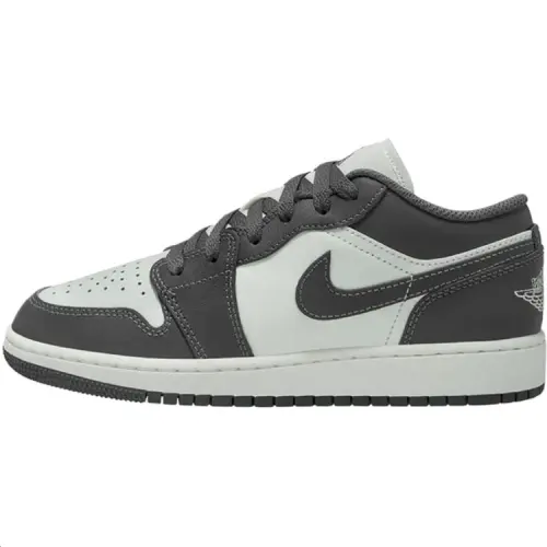 Jordan Air Jordan 1 Low top Basketball Shoes White Gray Unisex
