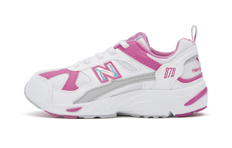 Детские кроссовки New Balance 878 (бело-красные)