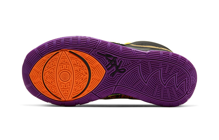 Высокие кроссовки Nike Kyrie 6 (черные) — фото 8