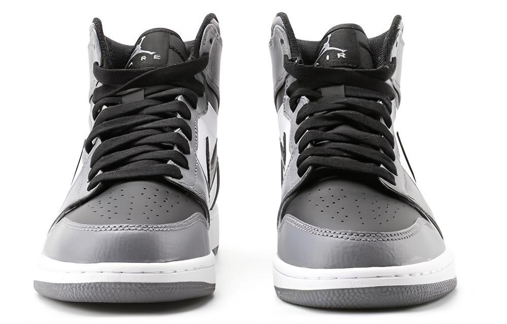 Кеды Jordan Air Jordan 1 Retro High Rare Air (серые) — 酷灰/黑/白 — фото 5