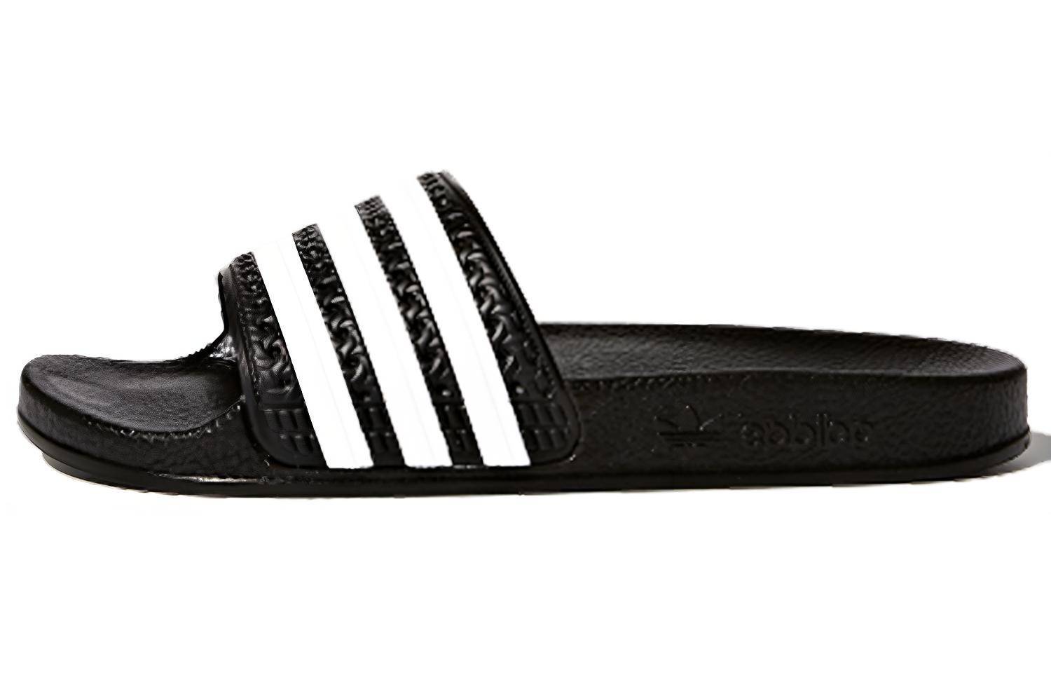 Тапочки adidas adidas originals ADILETTE (черно-белые)
