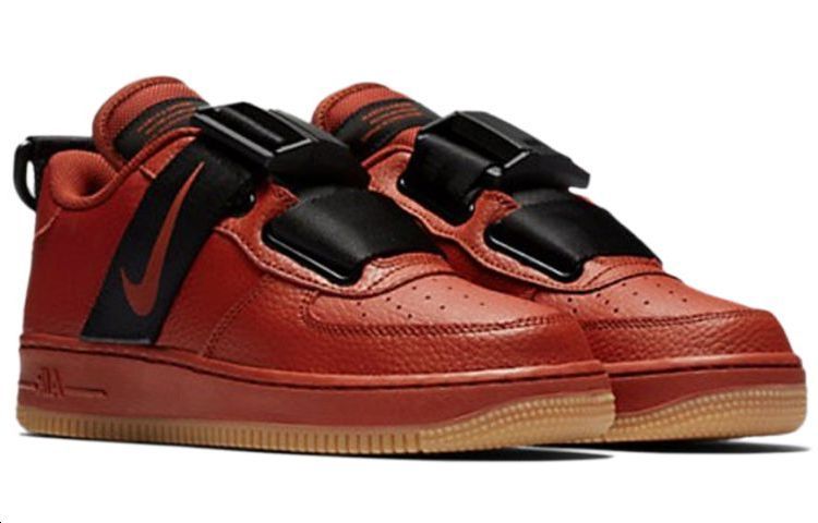 Кроссовки Nike NikeAir Force 1 Utility 'Dune Red' GS (черныйкрасныйкоричневый) — Чёрныйкрасныйкоричневый — фото 6