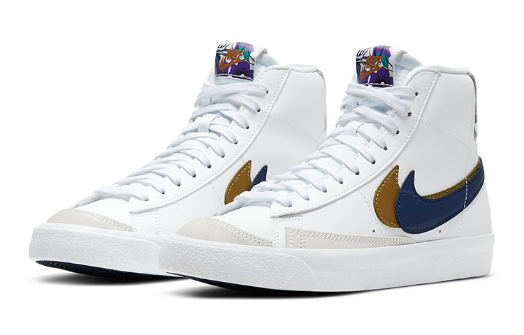 Кеды Nike NikeBlazer 77 SE GS (черно-белые) — фото 5