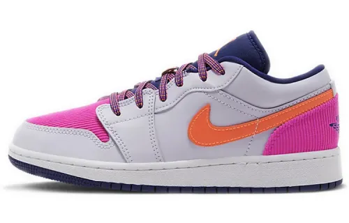 Jordan 1 Low GS Fire Pink Hyper Crimson