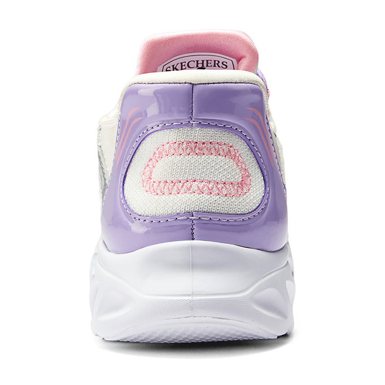 кеды Skechers Slip-Ins (бело-фиолетовая) — фото 6