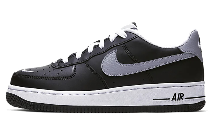 Nike Air Force 1 LV8 leather Air Force 1 retro casual GS low top children's sneakers black gray same style for men and women