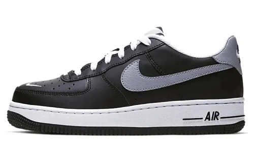 Nike Air Force 1 LV8 leather Air Force 1 retro casual GS low top children's sneakers black gray same style for men and women