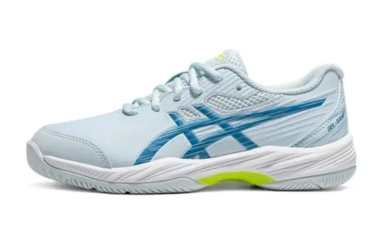 Asics Gel Game 9 Synthetic Leather Low top Kids' Training Shoes Blue