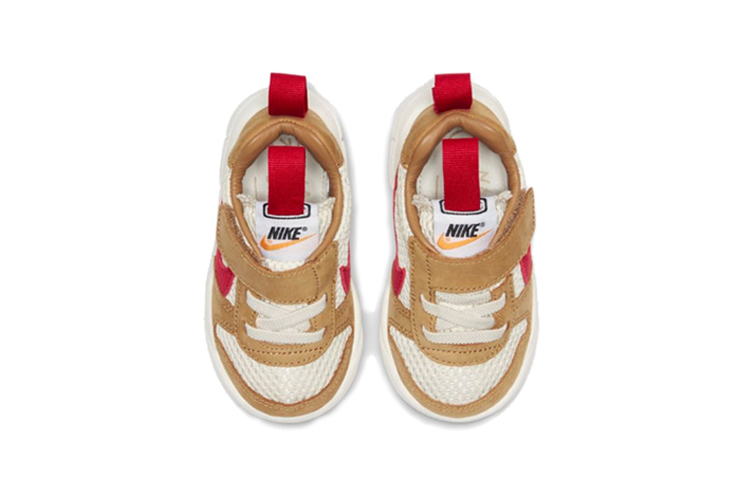 Детские кроссовки Nike Mars Yard (желто-белые) — фото 4