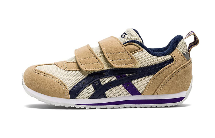 Детские кроссовки ASICS Idaho Mini 4 (коричнево-синие)