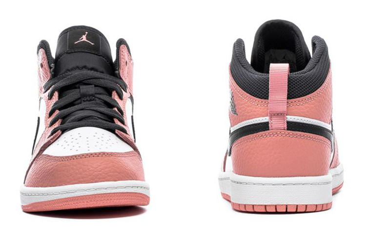 Детские кроссовки Jordan Air Jordan 1 Mid (розовый) — фото 5