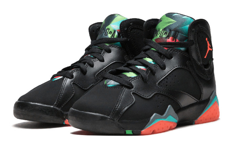 Кроссовки Jordan Air Jordan 7 Retro Barcelona Nights (черные с разноцветным) — фото 3