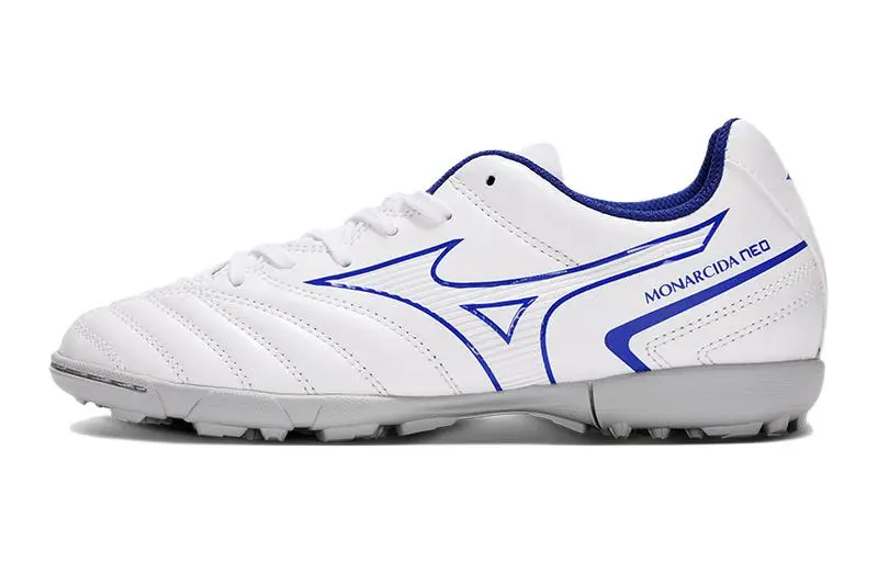 Mizuno Monarcida Abrasion Resistant Low top Kids' Soccer Shoes White Blue