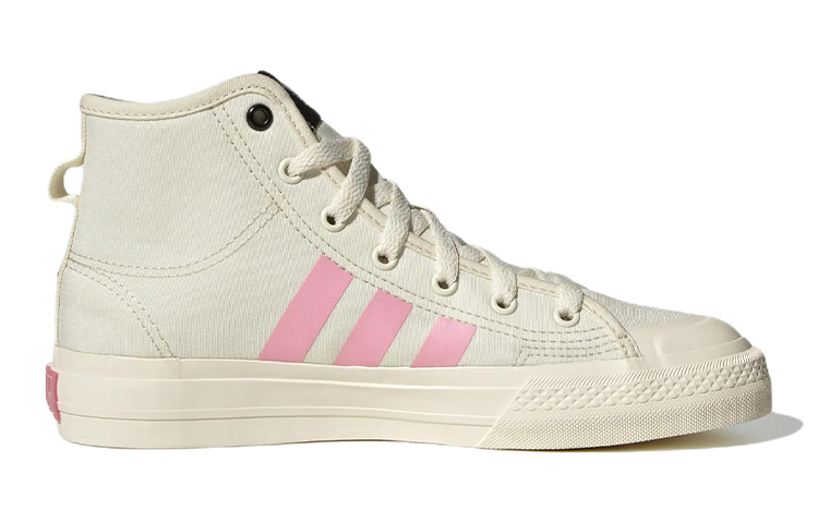 Детские кеды adidas originals Nizza (белый / черный) — Белый / чёрный — фото 3