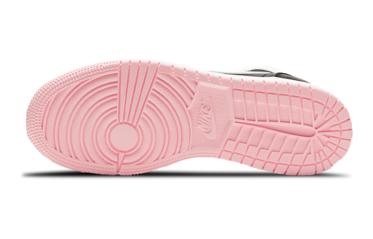 Кроссовки Jordan JordanAir Jordan 1 Mid "Arctic Pink" GS (черный / белый / розовый) — Чёрный / белый / розовый — фото 10
