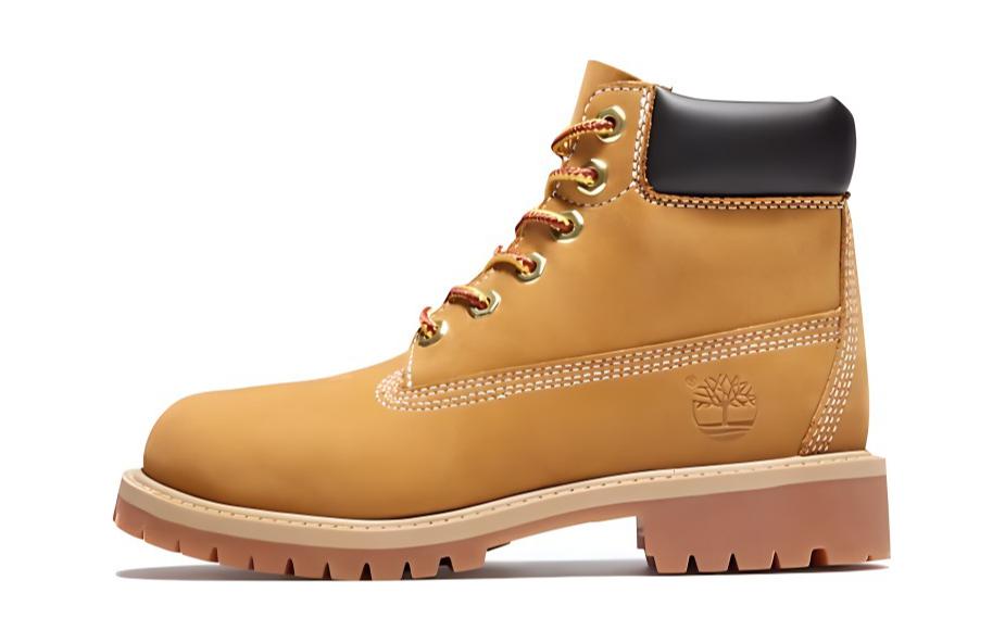 Timberland Timberland, comfortable wear-resistant non-slip children's yellow boots, for teenagers