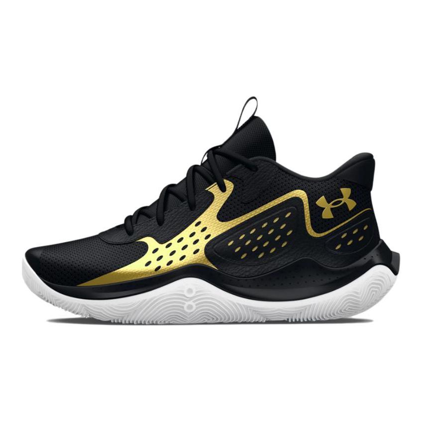 Кроссовки Under Armour GS JET '23 (черно-золотые)