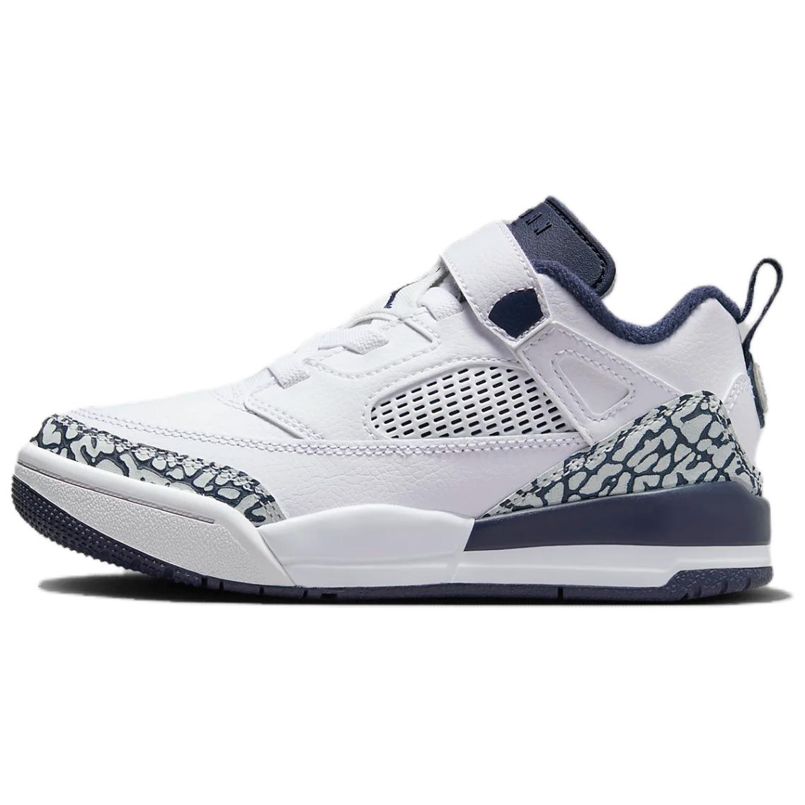 Детские кроссовки Jordan Spizike (бело-синие)