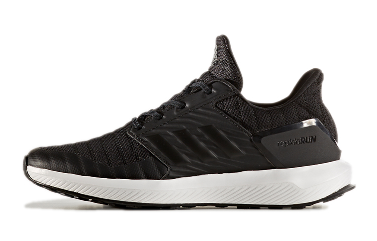 Детские кроссовки adidas Rapida run K (черно-белые)
