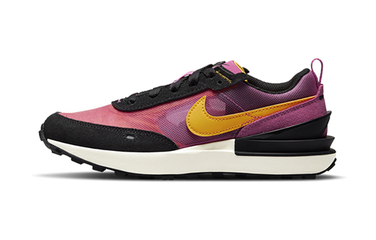 Детские кроссовки Nike Nike Waffle One "Active Fuchsia" (черно-пурпурно-золотые)