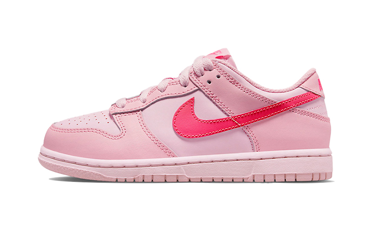 Детские кеды Nike Dunk "Triple Pink" (розовые)