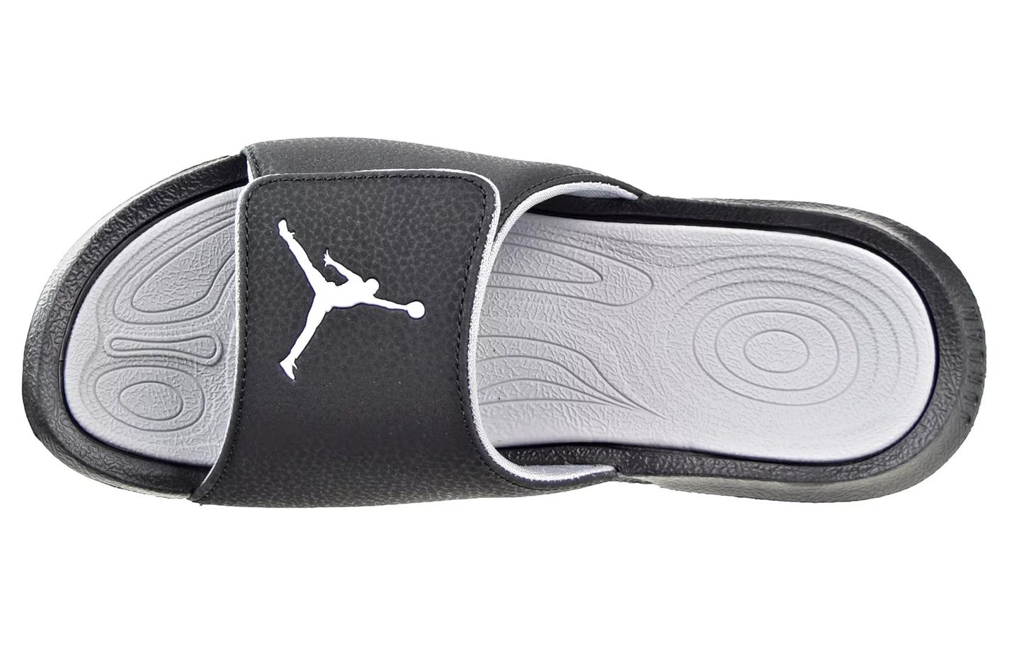Шлепанцы Jordan JordanHydro 6 (черные) — Чёрный / белый — фото 3