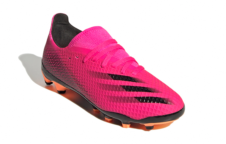 Детские бутсы adidas FY1093 (розово-черные) — фото 3
