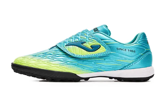 Joma Synthetic Leather Abrasion Resistant Support Balance Low top Kids' Soccer Shoes Lake Blue Kids'