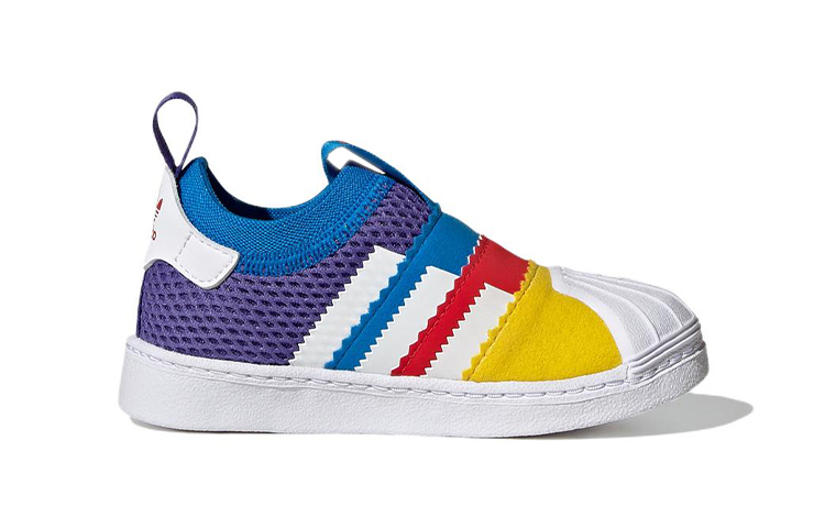 Детские кроссовки adidas originals SUPERSTAR 360 2.0 (разноцветные) — фото 4