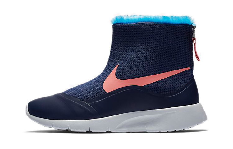 Кеды Nike NikeHI (сине-розовые) — фото 1
