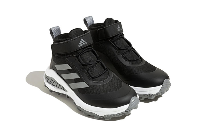 Детские кроссовки adidas Fortarun Atr El K (черно-белые) — Чёрныйбелый — фото 5