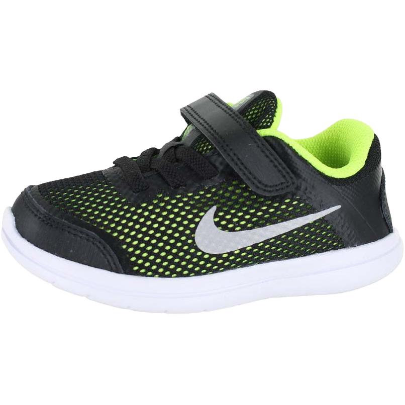 Кеды Nike Flex 2016 RN (черно-зеленые)