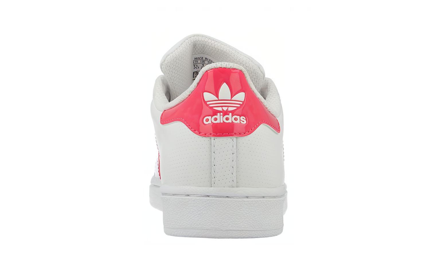 Кеды adidas Superstar (бело-розовые) — фото 4
