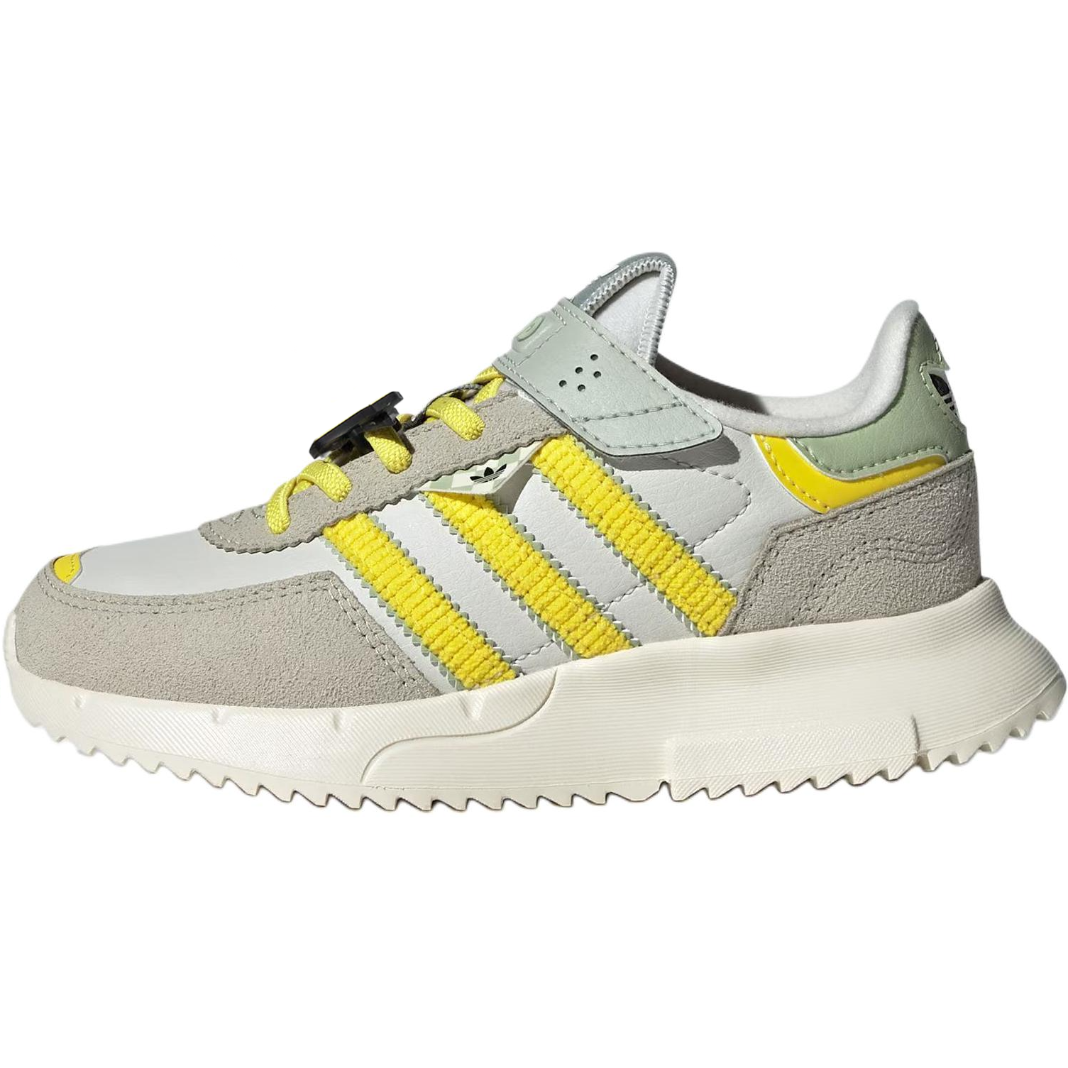 Disney/Disney x adidas originals Retropy F2 CF EL C Toy Story Classic Comfort Low-top Children's Casual Shoes Gray Yellow Children's Style