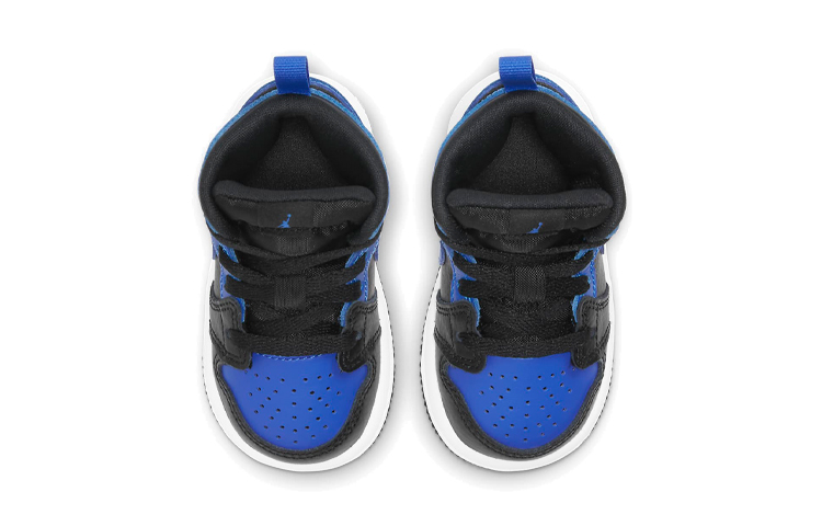 Кроссовки Jordan Air Jordan 1 Hyper Royal (черный / синий) — Чёрный / синий — фото 5